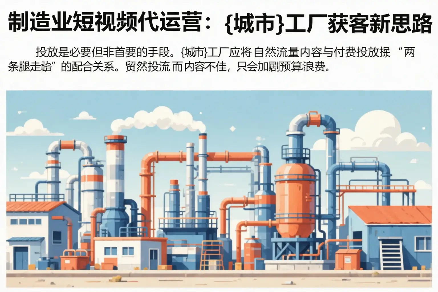 制造业短视频代运营：易门工厂获客新思路